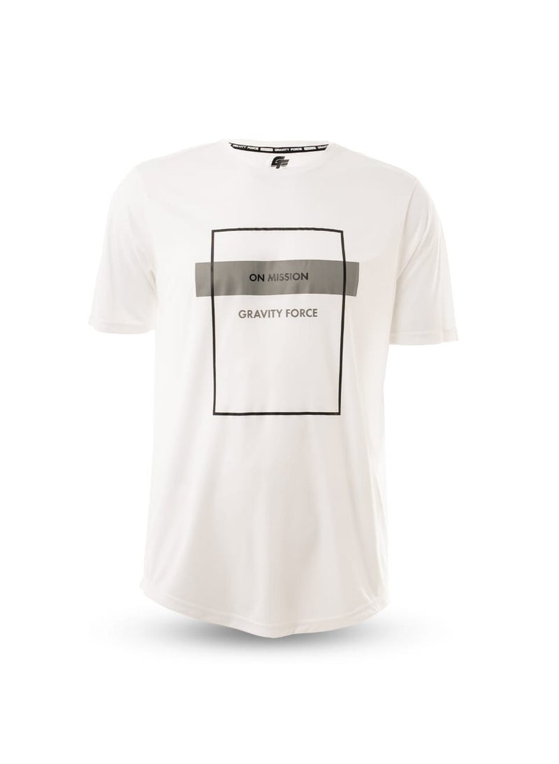 گریوِٹی فورس تيشيرت جرافيتي فورس رجالي واسع بقصة أوفر سايز مع أكتاف منسدلة | قطن عضوي 100% قابل للتهوية | أكمام قصيرة وياقة دائرية | مناسب للكاجوال، الأنشطة الخارجية والارتداء اليومي - Image 1